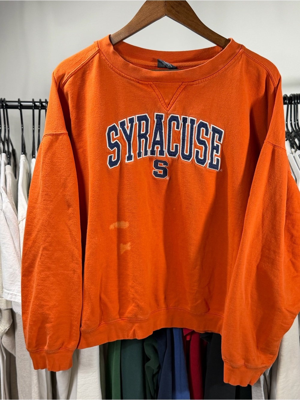 Syracuse Orange Crewneck Sweatshirt - Orange